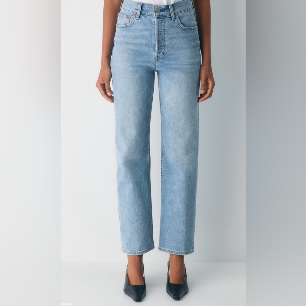 Aritzia Denim Forum hi-rise straight jeans